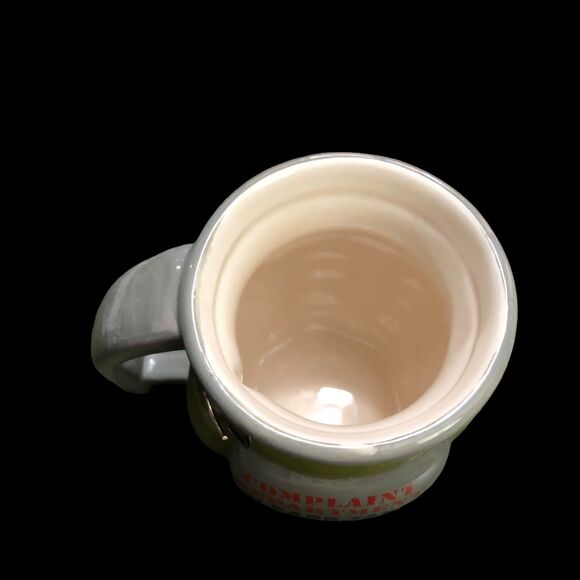 Funny Graphic Grenade Shaped Drinking Cup, Comical Beverage Mug, Military, Manly - Picture 6 of 8